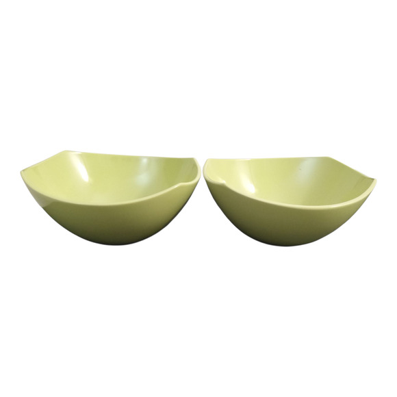Dansk Classic Fjord Apple Green Bowls 6.75" Set of 2 - Picture 8 of 11